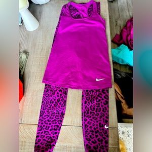 Nike Dri Fit XS maternity active set